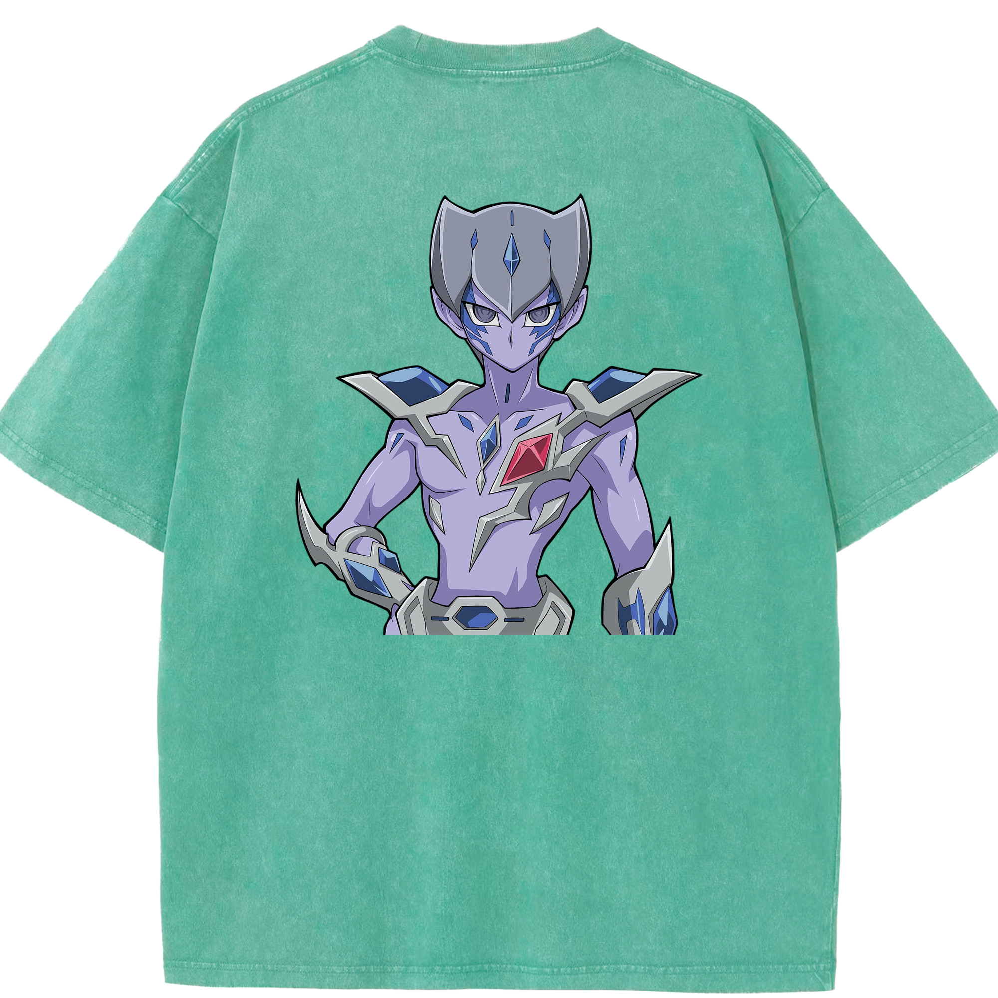 （画像用） 遊☆戯☆王 Yu-Gi-Oh! 綿100% ヴィンテージ風 半袖Tシャツ（背面プリント）